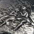 Early 20th Century German Antique 800 Silver Embossed Square Box 94g